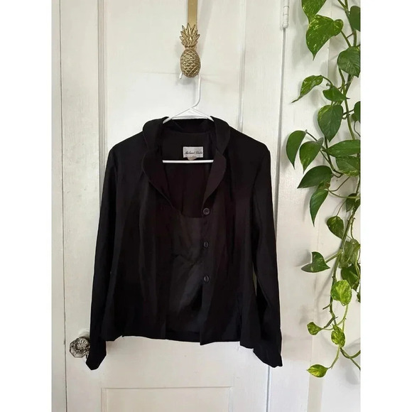 Michael Blake women’s size 8 black blazer - Picture 1 of 6